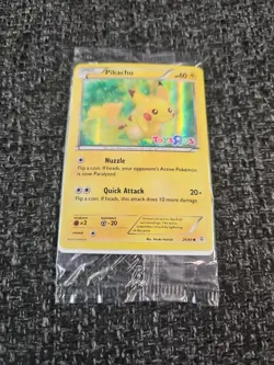 NIP Sealed Toys R Us 2016 Pokemon Pikachu Holo Promo Card - Image 1