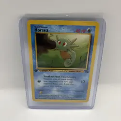 Pokemon Card 1st Edition Fossil Horsea 49/62. WoTC Vintage - Image 3