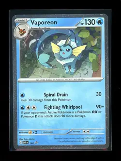 Vaporeon - (Cosmos Holo) Promo SV: Scarlet & Violet Promo Cards 168 NM - Image 1