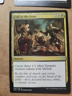 MTG 4x Call to the Feast - Ixalan XLN 219/279 NM/LP Magic Playset XLN Vampire 4x - Image 2