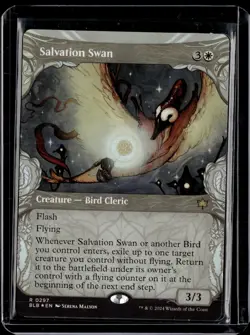 Salvation Swan - 297 - Foil - BLB - NM - MTG Magic the Gathering - Image 1