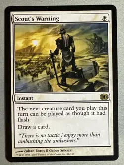 MTG / Scout's Warning / FUT / #16 / Regular / Rare / NM - Image 1