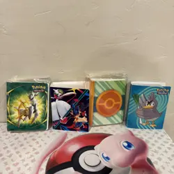 Pokemon TCG Mini Portfolio Binder Lot of 4- Binders Only- Free shipping - Image 1
