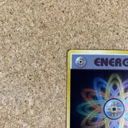 Pokemon Japanese Team Rocket Rainbow Energy Holo Rare Vintage SWIRL Has Dents - Image 2