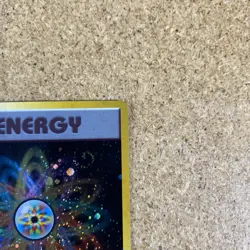 Pokemon Japanese Team Rocket Rainbow Energy Holo Rare Vintage SWIRL Has Dents - Image 3