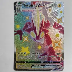Toxtricity VMAX - SV113/SV122 - Pokemon Shining Fates Sword Shield Shiny Rare NM - Image 1