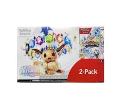 Pokemon Prismatic Evolutions Elite Trainer Box & Booster Bundle Costco 2-pack - Image 1