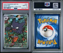 2025 POKEMON MEP EN-ME BLACK STAR PROMO #027 HAUNTER PSA 10 - Image 3