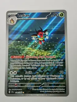 Ledian 144/142 Illustration rare Pokemon Stellar Crown SV7 - Image 1