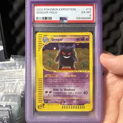 Pokemon 2002 Expedition Gengar Holo Psa 6 - Image 1