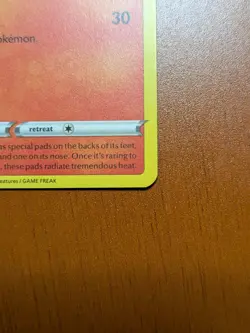 TCG Scorbunny #030/202 Cosmos Holo, Pokemon Sword & Shield - Image 4