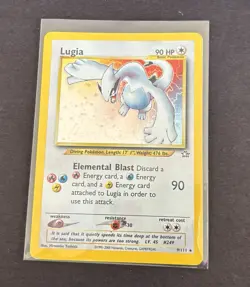 Pokemon TCG Lugia 9/111 Neo Genesis & Ho-Oh 7/64 Neo Revelation - Holo Rares MP - Image 5