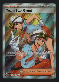 Team Star Grunt 242/198 SV01: Scarlet & Violet Base Set Ultra Rare Pokemon TCG - Image 1