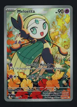 Meloetta MEP 026 ME: Mega Evolution Promo Holofoil Illustration Rare Pokemon TCG - Image 1
