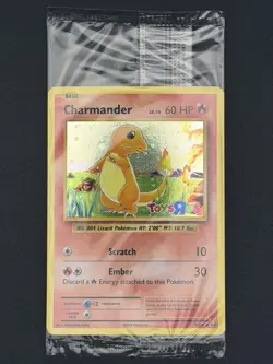 Pokemon TCG Charmander Toys R Us Stamped Holo - 09/108 - SEALED - Image 1