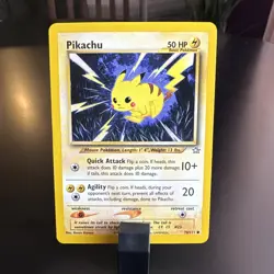 Pokemon TCG Pikachu 70/111 Pokemon Neo Genesis NM - Image 2