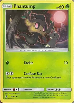 Phantump - 6/145 - Guardians Rising Pokemon 2017 - Image 1