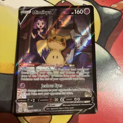 Pokemon Cards Mimikyu V TG16/TG30 Brilliant Stars Trainer Gallery Holo Rare V NM - Image 2