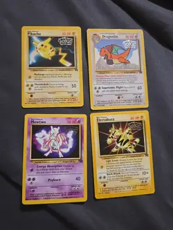 1999 Pokemon First Movie Set WB Black Star Promo Cards Pikachu Mewtwo - Image 1