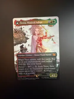 MTG Final Fantasy English Terra, Magical Adept Borderless 0323 Foil - Image 1