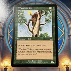Wirewood Elf - Magic the Gathering MTG Onslaught LP - Image 1