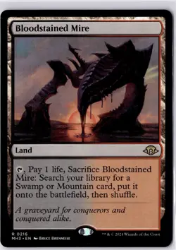 Bloodstained Mire Modern Horizons 3 Regular NM R 0216 - Image 1
