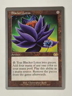 Blacker Lotus - Unglued - MTG - Magic the Gathering NM BB - Image 1