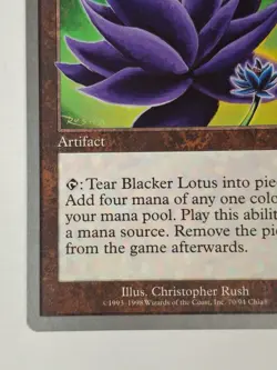 Blacker Lotus - Unglued - MTG - Magic the Gathering NM BB - Image 5