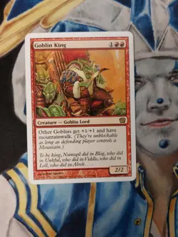 Goblin King MTG 9th Edition Rare Red Creature Moderately Played x1 GK3 - Image 2