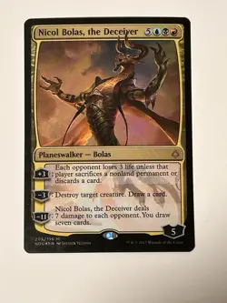 Nicol Bolas, the Deceiver Hour of Devastation Foil - Image 1