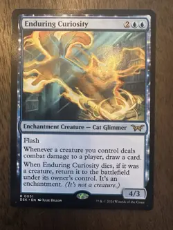 Enduring Curiosity : MTG / Duskmourn: House of Horror #0051 / NM - Image 1