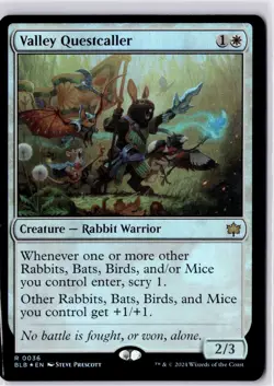 Valley Questcaller Bloomburrow Foil NM R 0036 - Image 1