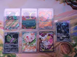 Pokemon Mega Evolutions: Ascended Heroes 7 Card Lot UR, IR, DR, Promo - Image 1