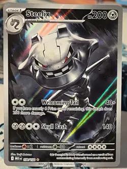 Pokemon STEELIX Illustration Rare Mega Evolutions 150/132 ENG - Image 1