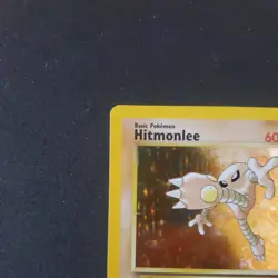 Pokemon TCG Hitmonlee Fossil 7/62 Unlimited Holo Rare NM 💎 - Image 2