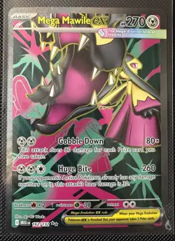 Pokemon Mega Mawile EX 162/132 Me01: Mega Evolution Ultra Rare Full Art - Image 1