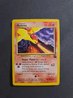 Moltres 21/53 WOTC BLACK STAR PROMO VINTAGE POKEMON (HP) - Image 1