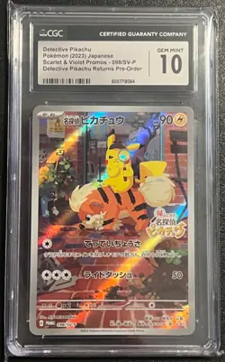 Pokemon Detective Pikachu Returns 098/SV-P CGC 10 Gem Mint Japanese Promo SV2023 - Image 1