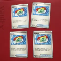 Poke Pad 198/217 Pokemon TCG ME: Ascended Hero’s x4 Trainer Common NM Play Set - Image 2