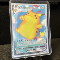 Pokemon- Surfing Pikachu VMAX 009/025 NM Celebrations - Image 2