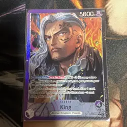 One Piece TCG King Alt Art Leader OP08-057 Two Legends - Image 1