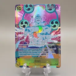 One Piece CCG Bandai Enel EB02-052 Extra Booster Special Holo 10/10000 - Image 1