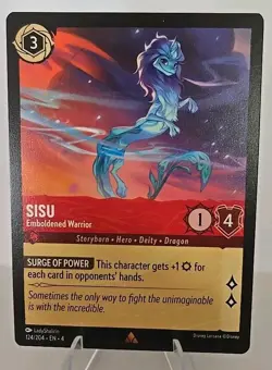 Sisu Emboldened Warrior 124/204 Disney's Lorcana Ursula's Return Regular - Image 1