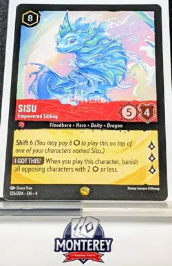 Sisu Empowered Sibling NM-MINT Disney Lorcana TCG non holo 125/204 EN4 - Image 1