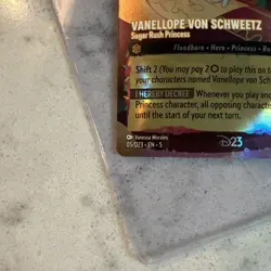 Disney Lorcana D23 Promo - Vanellope Von Schweetz Sugar Rush Princess - 05/D23 - Image 3