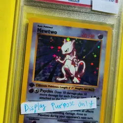 **CUSTOM MADE** 1999 Pokemon Base Set Shadowless 1st Edition Holo Mewtwo Card - Image 2
