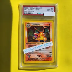 **CUSTOM MADE** 1999 Pokemon Base Set Shadowless 1st Edition Holo Charizard Card - Image 1