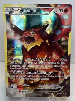 LP- Volcanion XY185 Holofoil XY Promos AUTHENTIC Pokemon Card - Image 1