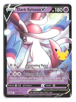 Dark Sylveon V SWSH134 SWSH: Sword & Shield Promo Cards Holo Pokemon Card - Image 1