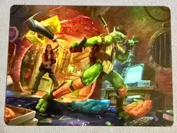 Michelangelo, Game Master 13/54 Art Series TMNT MTG Art Card NM/M - Image 1